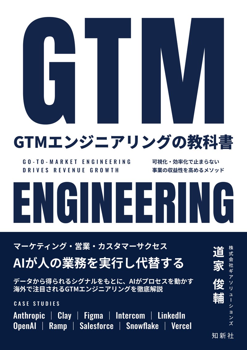 『GTMエンジニアリングの教科書』表紙
